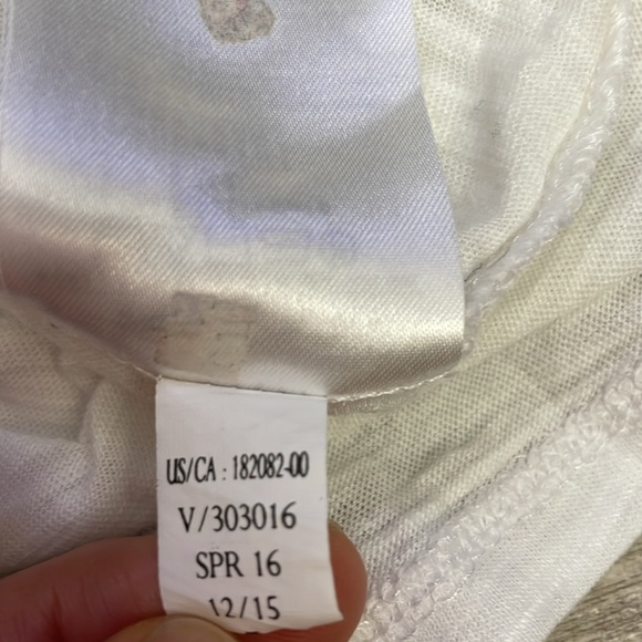 Banana Republic White Lightweight Sleeveless Tank Top with Lace Detail Size XS - Picture 14 of 15